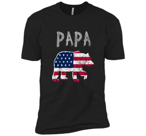 Bear USA Flag Shirt Patriotic Family 4th of July for Men