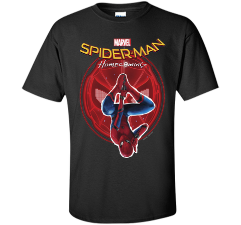 Marvel Spider-Man Homecoming Hanging Upside Down T-Shirt