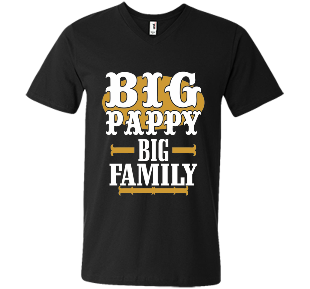 Mens Big Pappy Big Family Father's Day T shirt Gift