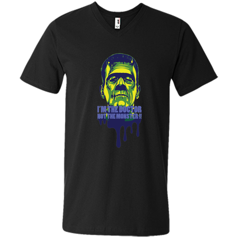 Doctor not monster halloween Mens Printed V-Neck T