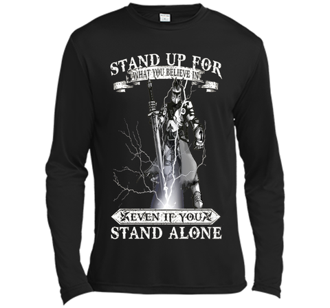 stand up for what you believe viking t-shirt