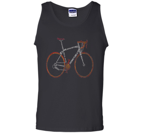Bicycle Amazing anatomy tshirt - cool tshirt for cyclist
