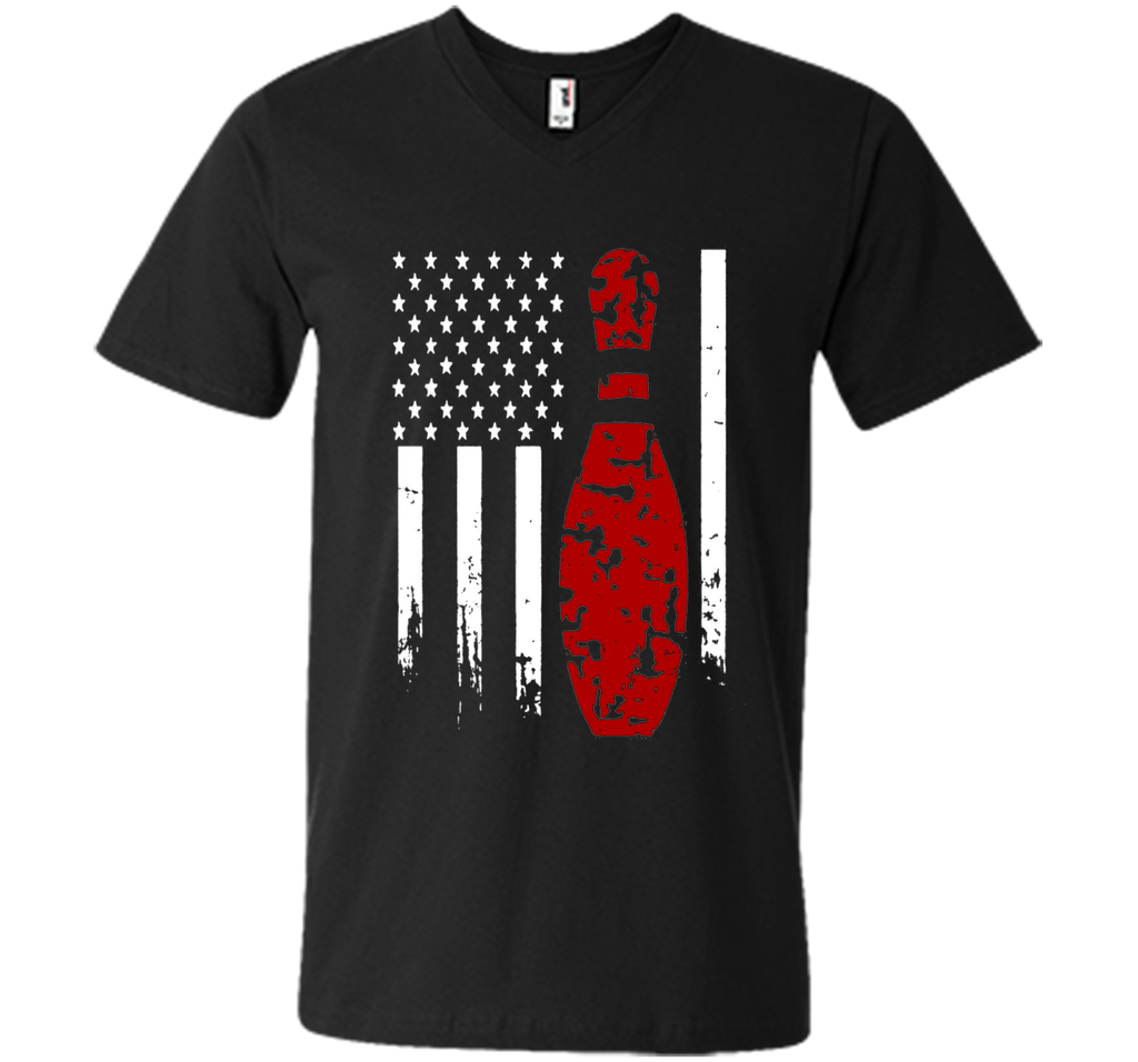 Bowling T Shirts - bowling flag