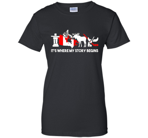 Canada T shirt,  Canada Where My Story Begins Shirt