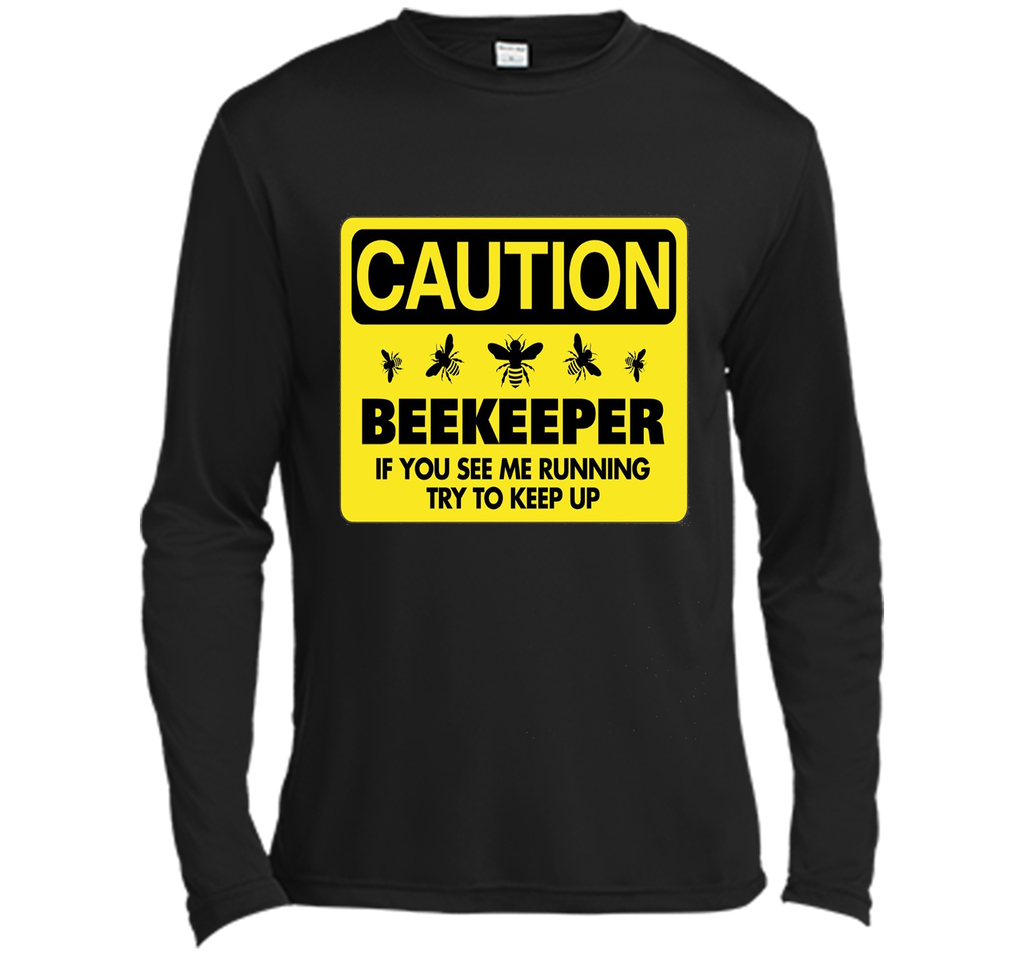 Beekeeper T-Shirt Beekeeping Shirt If You See Me Running Tee