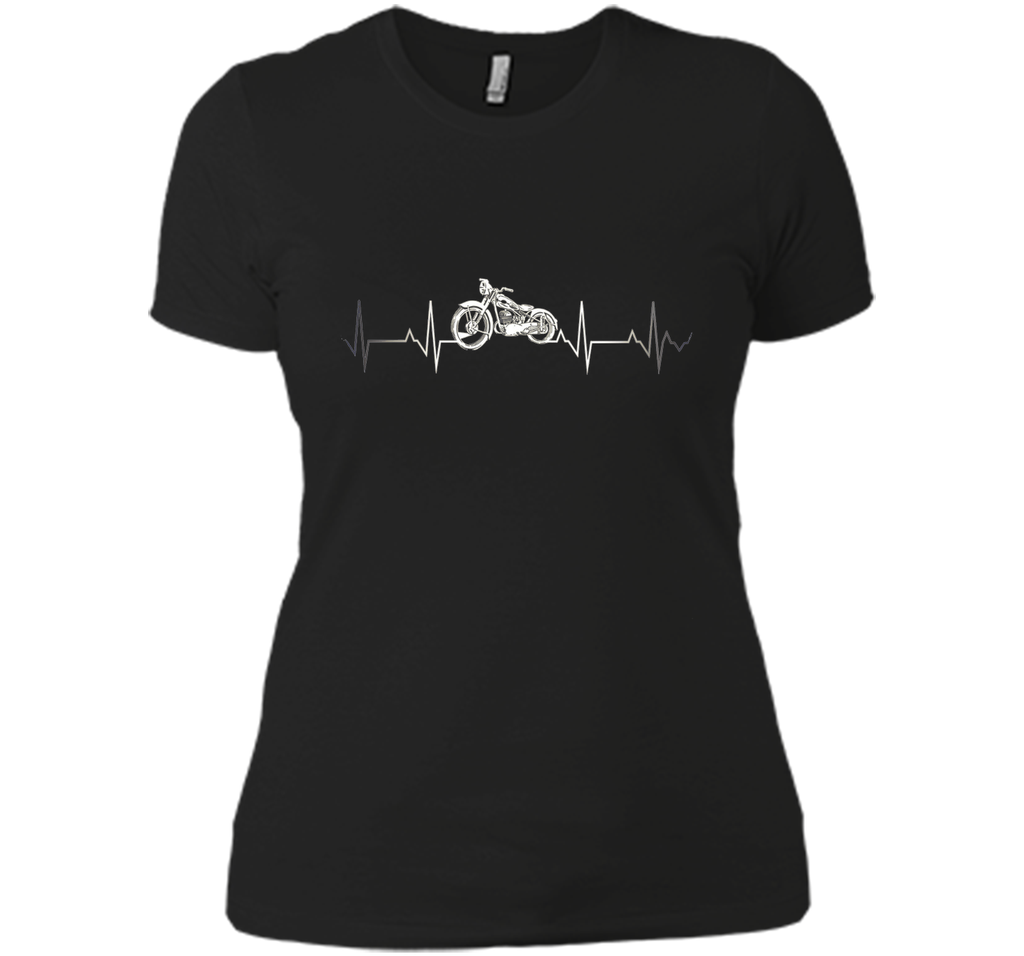 Motorcycle Heartbeat T-Shirt - I love my Motorcycle.