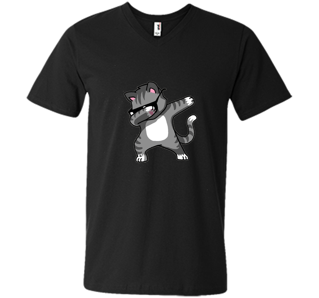 Dabbing Cat Funny Shirt Dab Hip Hop Dabbing Kitten