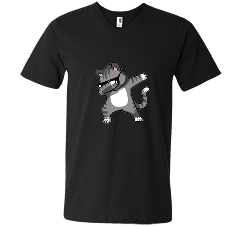 Dabbing Cat Funny Shirt Dab Hip Hop Dabbing Kitten