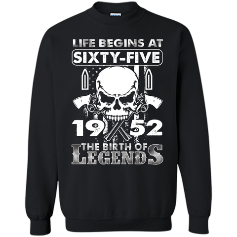 65th Birthday Gifts 1952 The Birth Of Legends T-Shirt