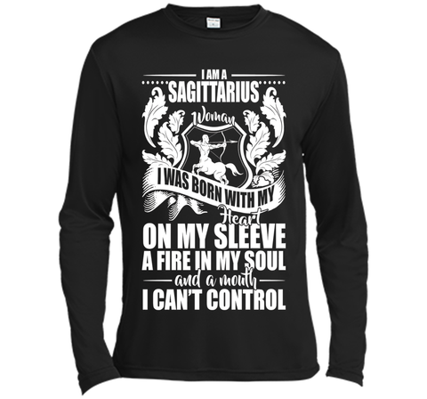 I'm A Sagittarius Woman With My Heart On My Sleeve T-shirt