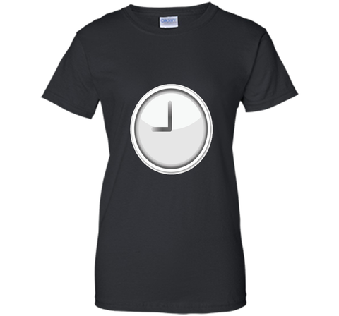 Clock Original Graphic Design T-Shirt Tell Time Hands