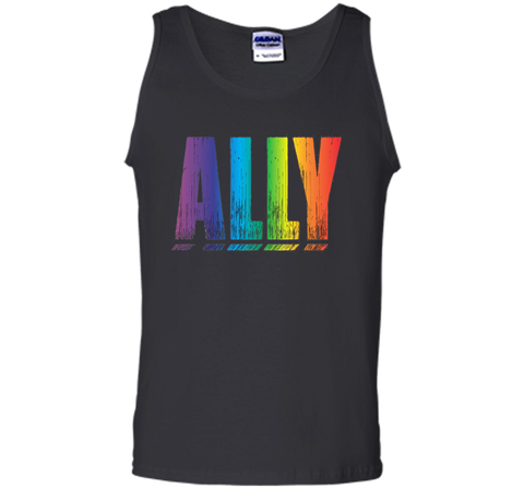 Proud LGBT Ally Rainbow Gay Pride Support T-Shirt