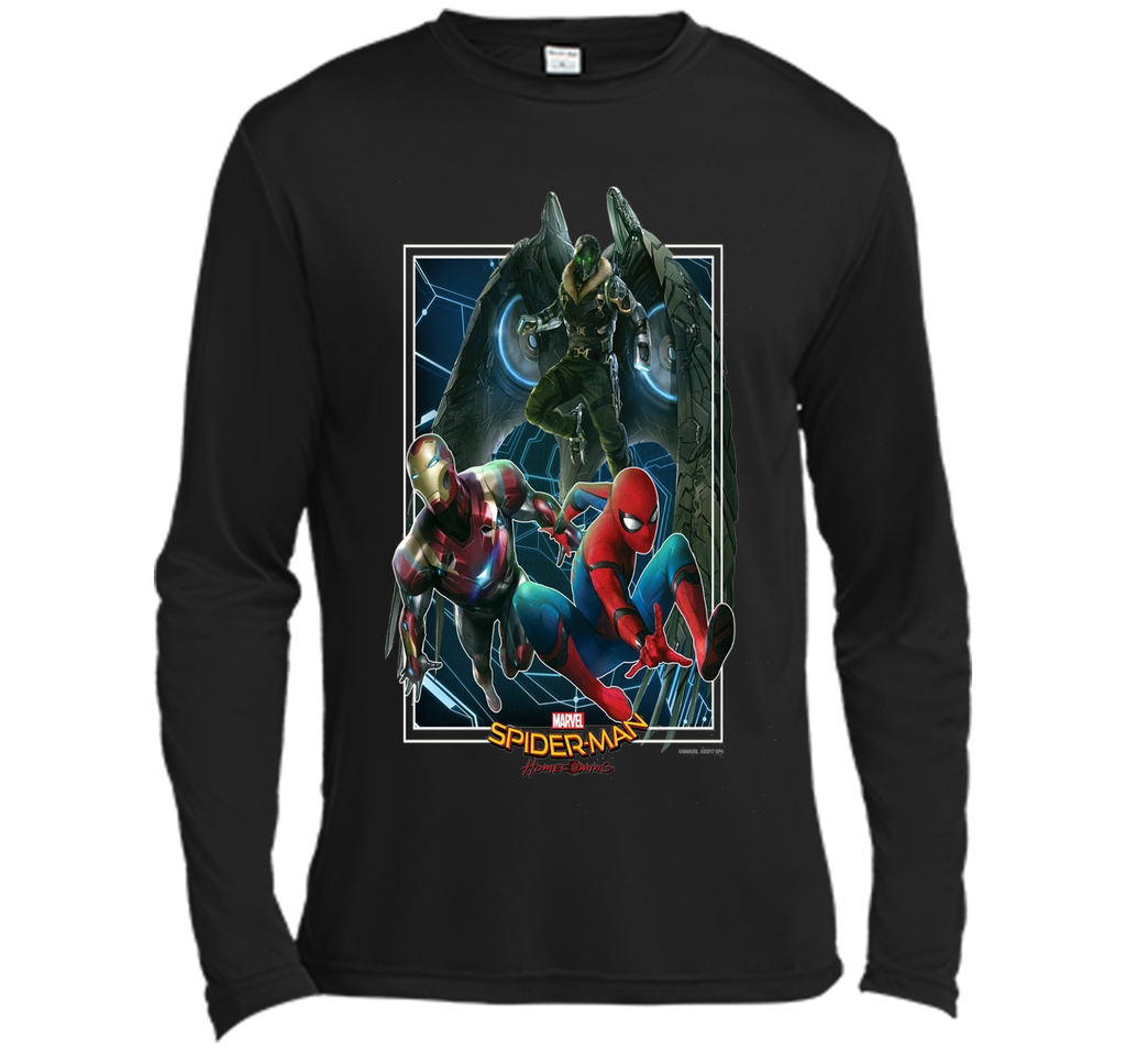 Marvel Spider-Man Homecoming Iron Man Vulture Battle T-Shirt