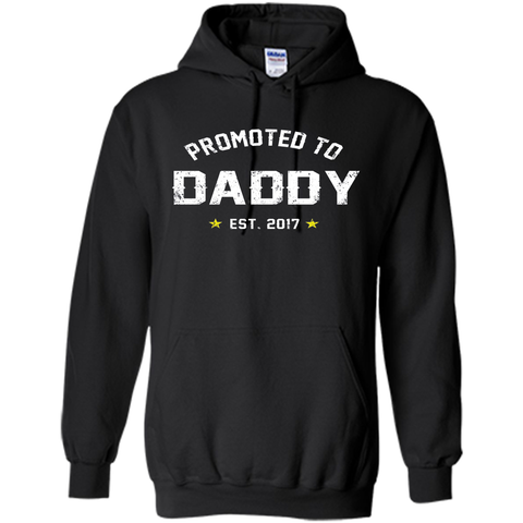 Men's Promoted To Daddy Shirt Gift For New Dad Est. 2017 T-Shirt