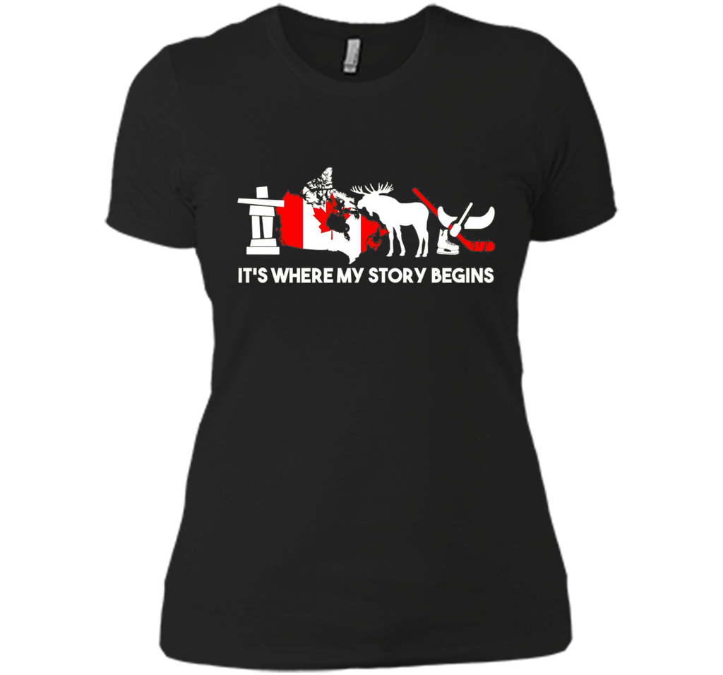 Canada T shirt,  Canada Where My Story Begins Shirt