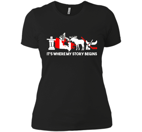 Canada T shirt,  Canada Where My Story Begins Shirt