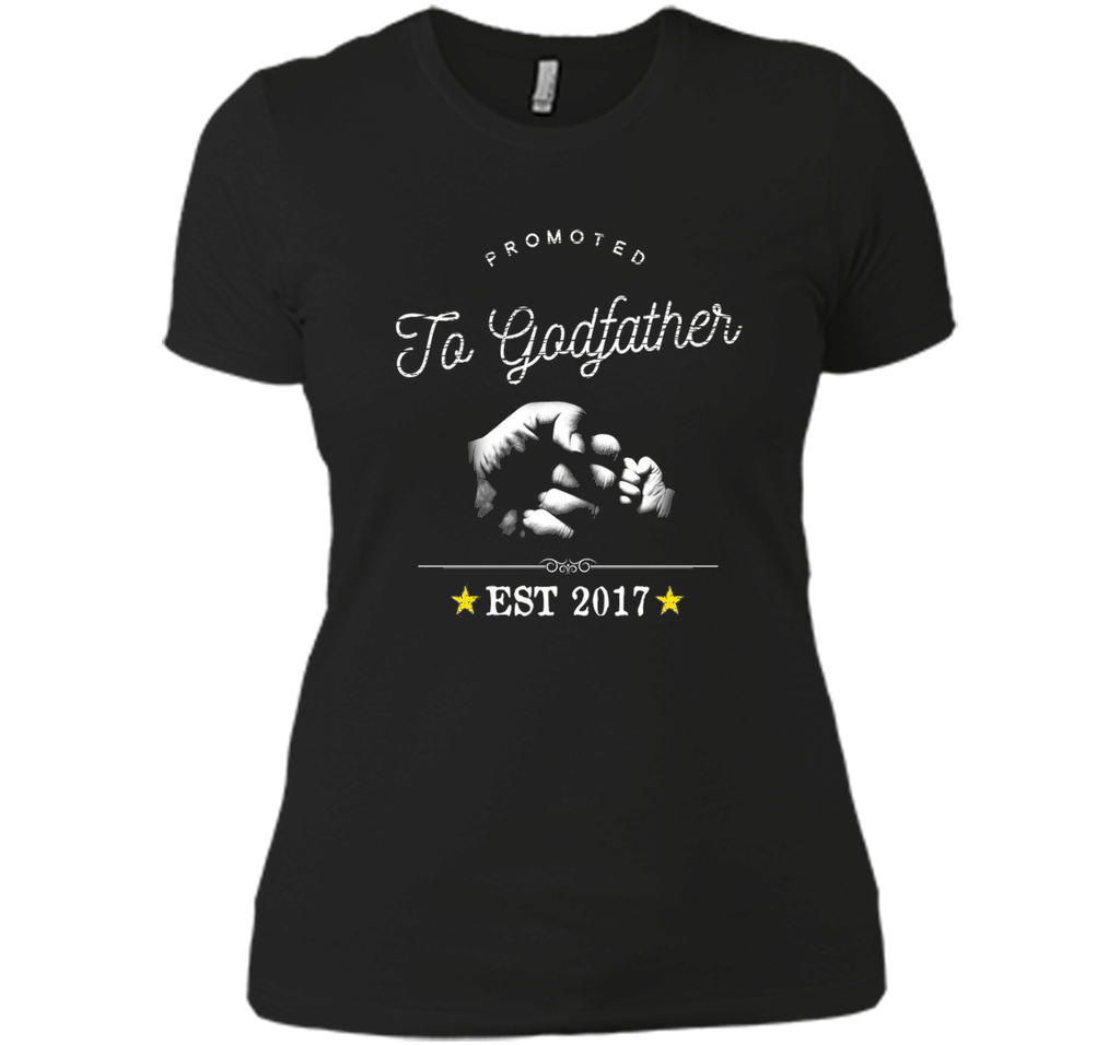 Promoted to Godfather TShirt New To Be Expecting Top Retro
