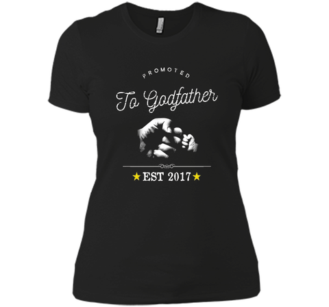 Promoted to Godfather TShirt New To Be Expecting Top Retro