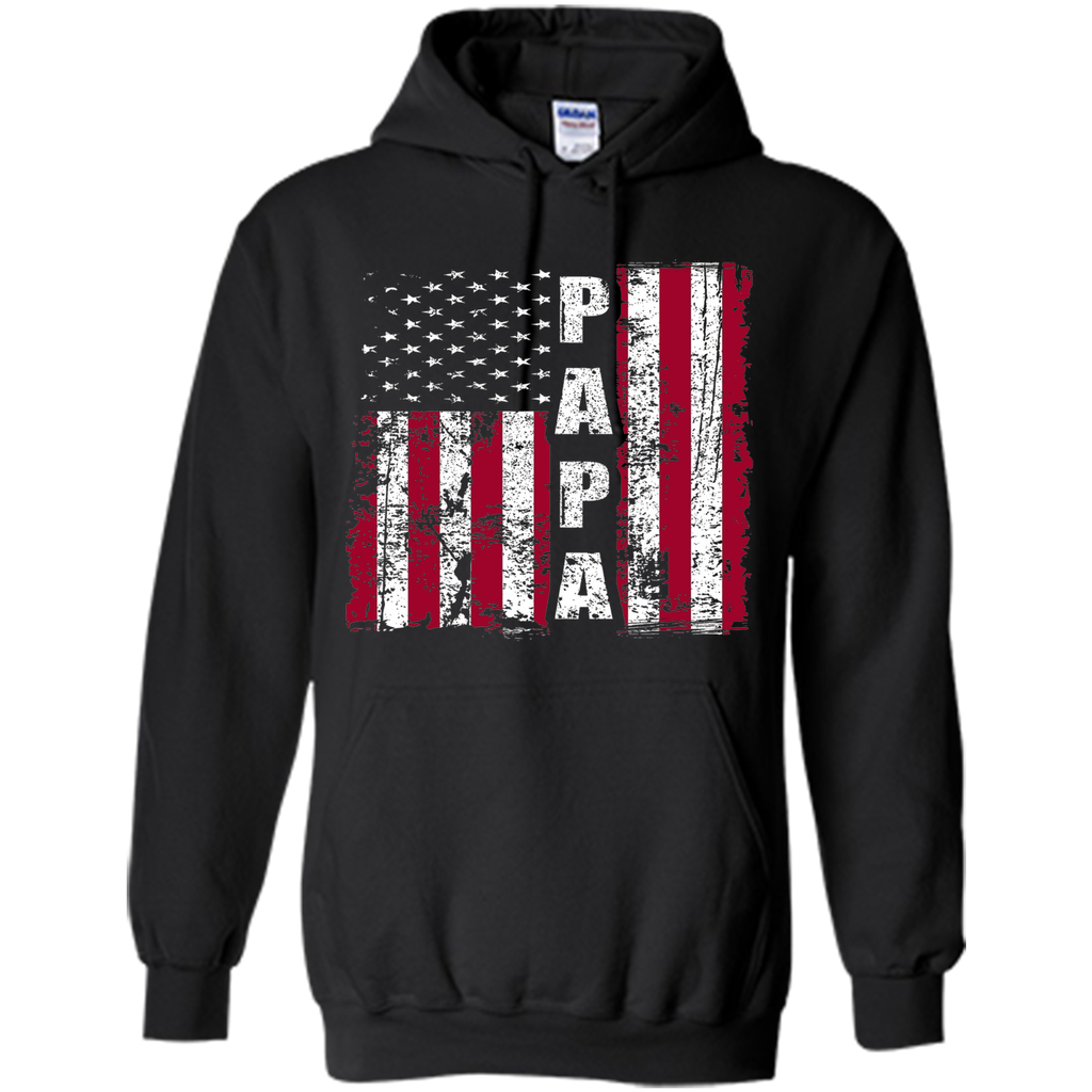PAPA American Flag T-Shirt Father's Day 2017 Gifts
