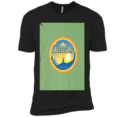 Texas Western Sunset Sunrise Retro Vintage Plateau T-Shirt