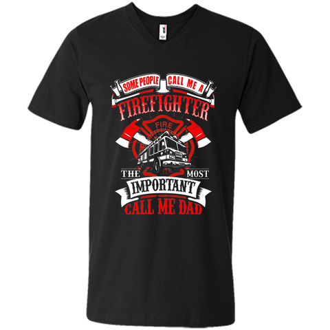 Mens Firefighter Dad Father's Day Gift for Fireman T Shirt