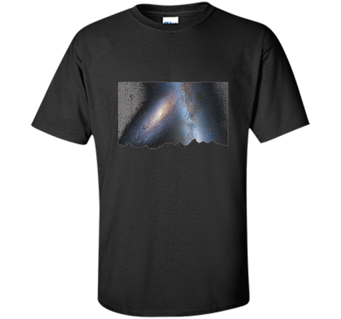 Milky Way T-Shirt Stars Andromeda Country Night Sky