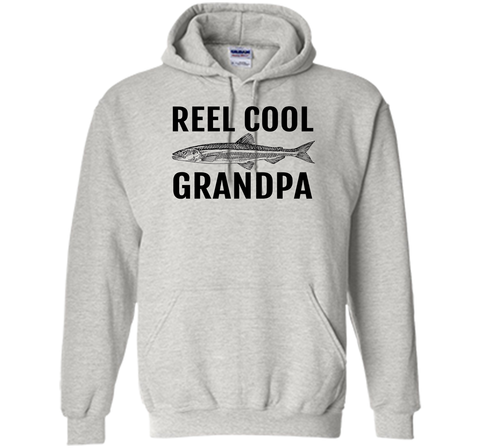 Men's REEL Cool Grandpa Fishing T Shirt for Fisherman Grandfather