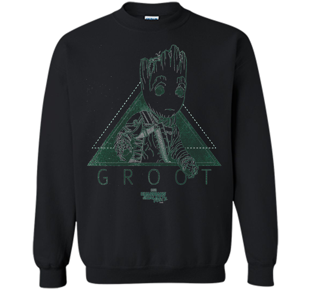 Marvel Groot Guardians of Galaxy 2 Triangle Graphic T-Shirt