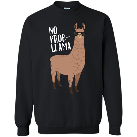 No Prob Llama - Funny Cute Llama Quote Illustration T Shirt