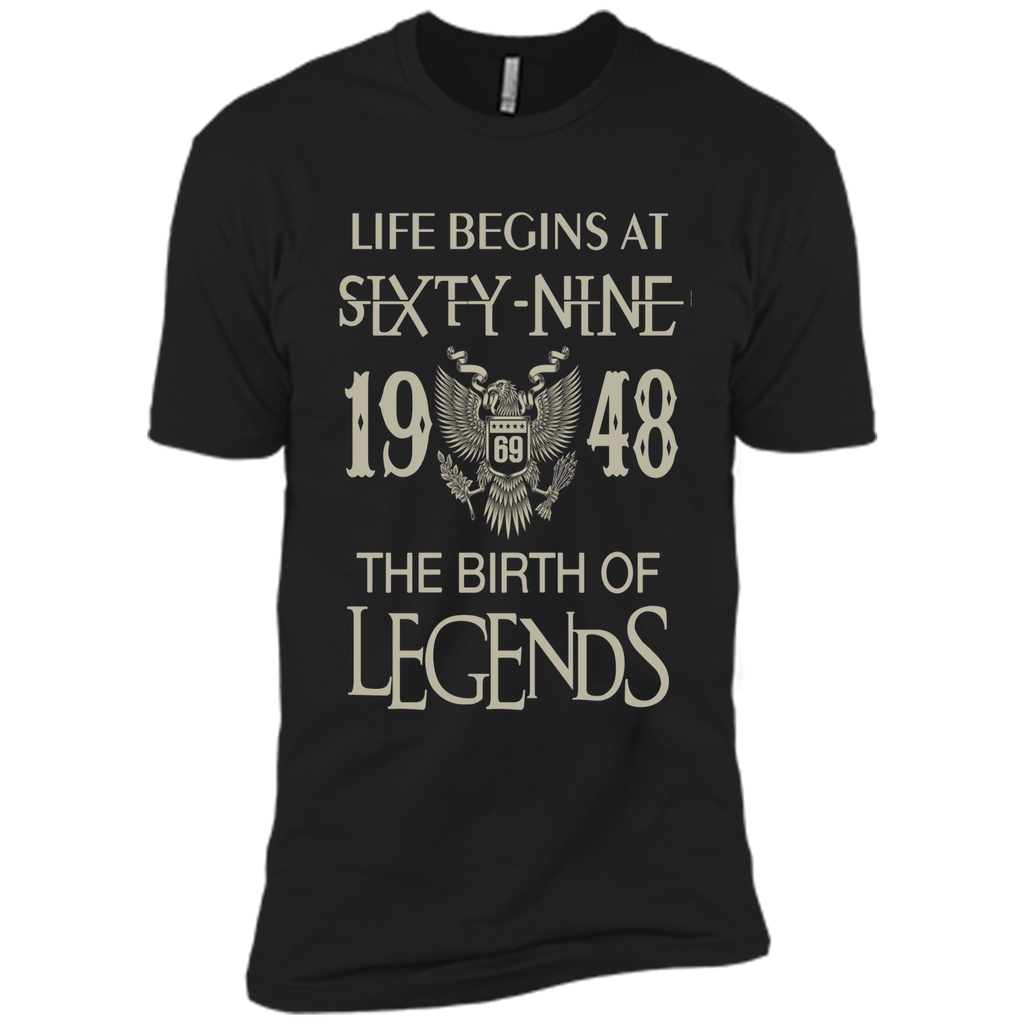 Life begins at Sixty nine 1948  the birth of legends tshirt