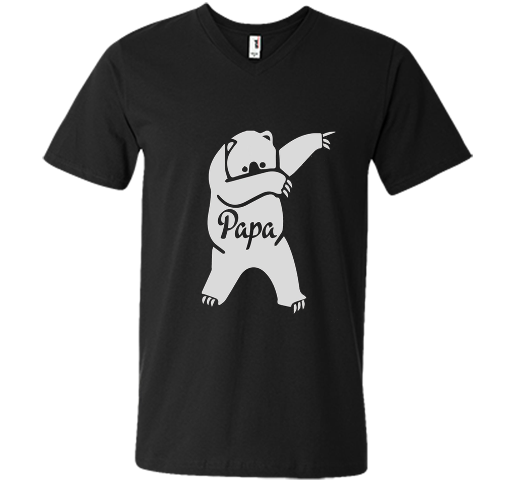 Papa Bear Cute Dabbing Funny Dab Dance Gift Shirt for Father