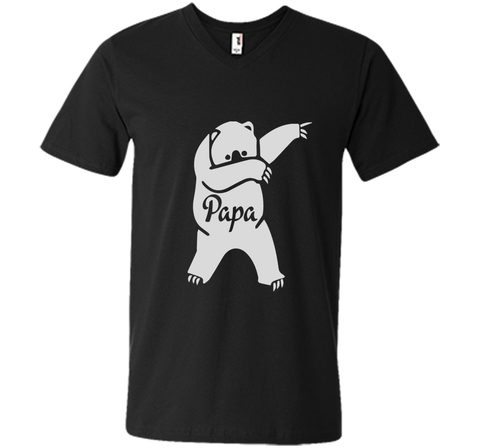 Papa Bear Cute Dabbing Funny Dab Dance Gift Shirt for Father