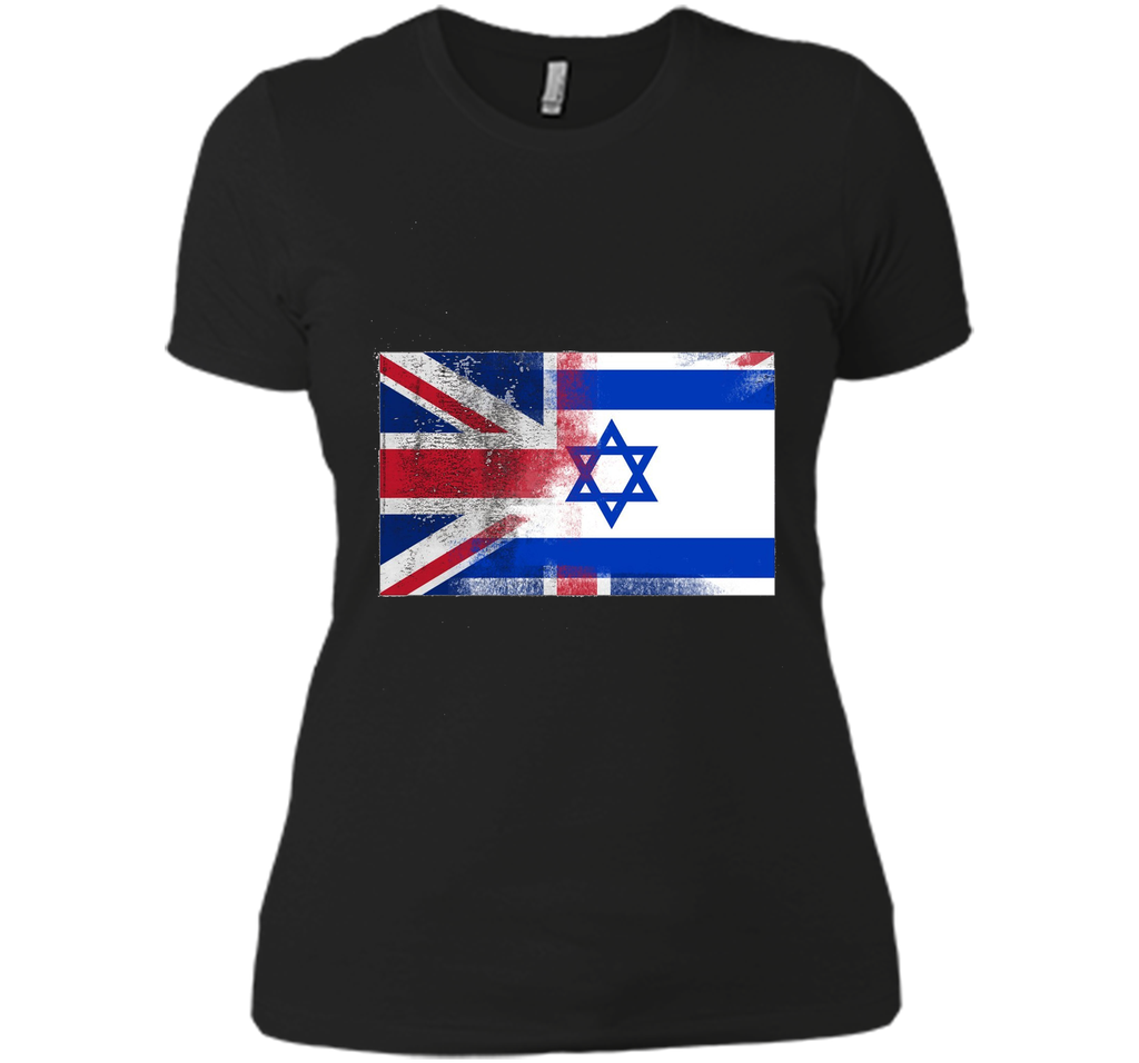 British Israeli Half Israel Half UK Flag Shirt