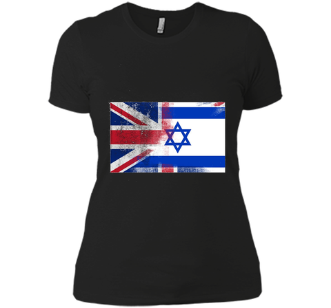 British Israeli Half Israel Half UK Flag Shirt