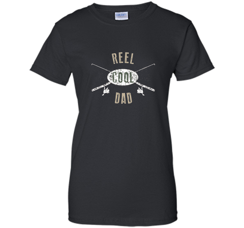 Mens Reel Cool Dad Shirt, Cute Fishing Father's Day Gift