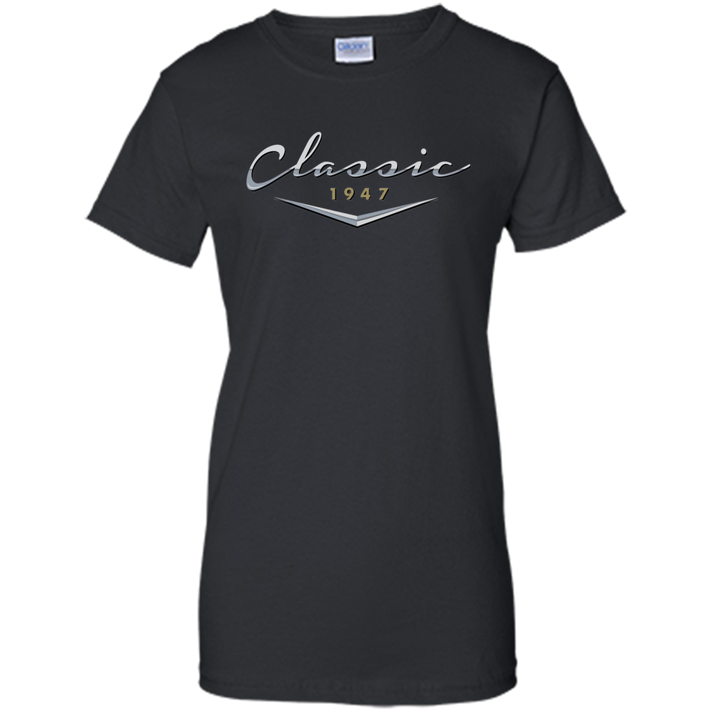 Men's Vintage Classic 1947 T Shirt  70th Birthday Gifts for Him