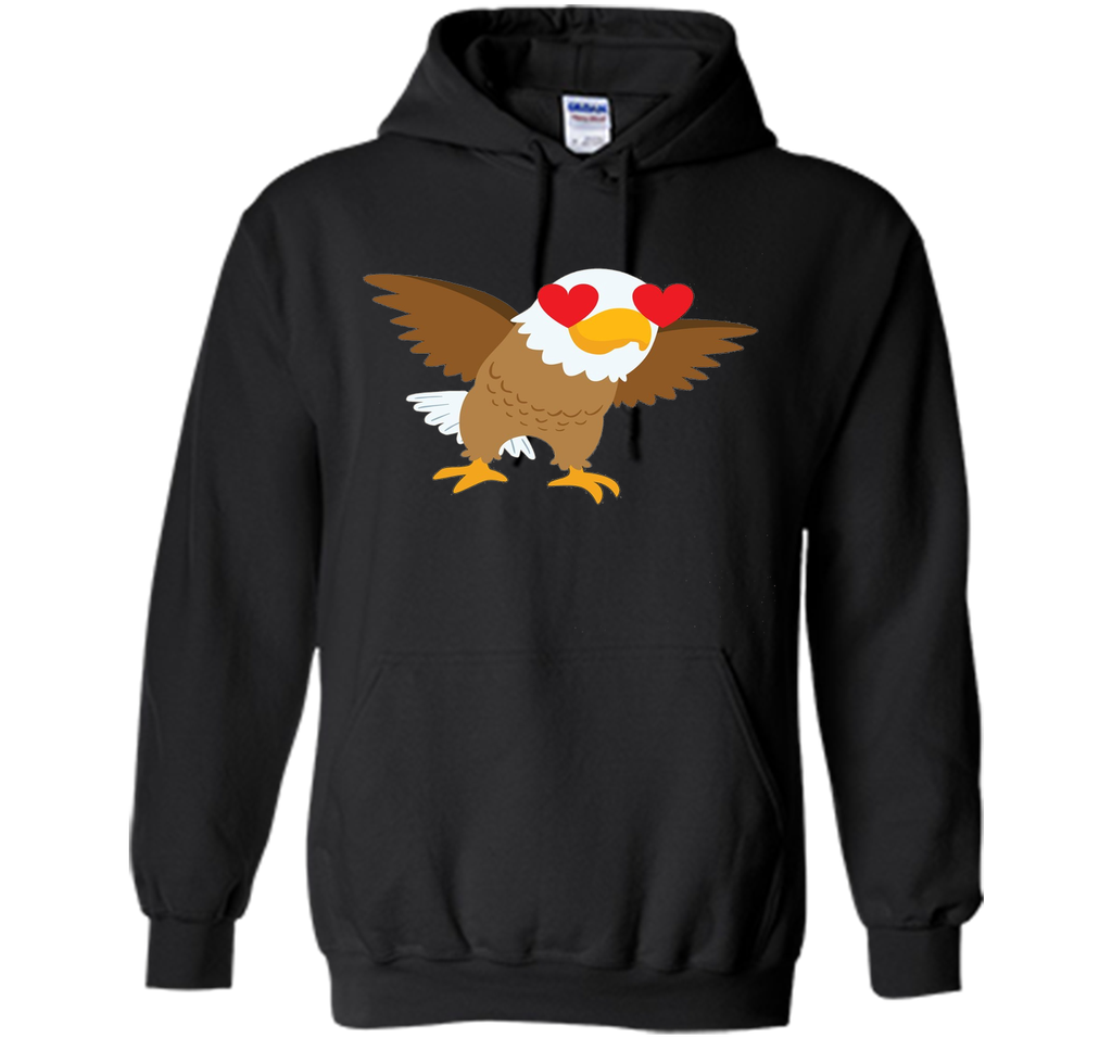 Eagle Emoji Heart Eye Shirt T-Shirt Tee