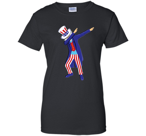 Dabbing Uncle Sam Shirt Funny 4th of July Boys Girls Adults