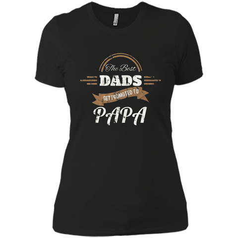 Promoted To Papa Shirt Grandpa Announcement T-Shirt