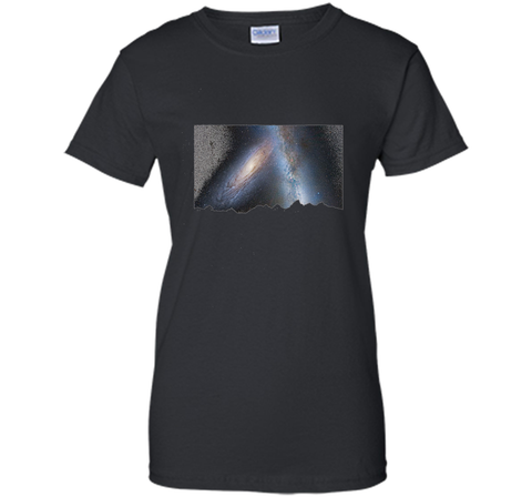 Milky Way T-Shirt Stars Andromeda Country Night Sky