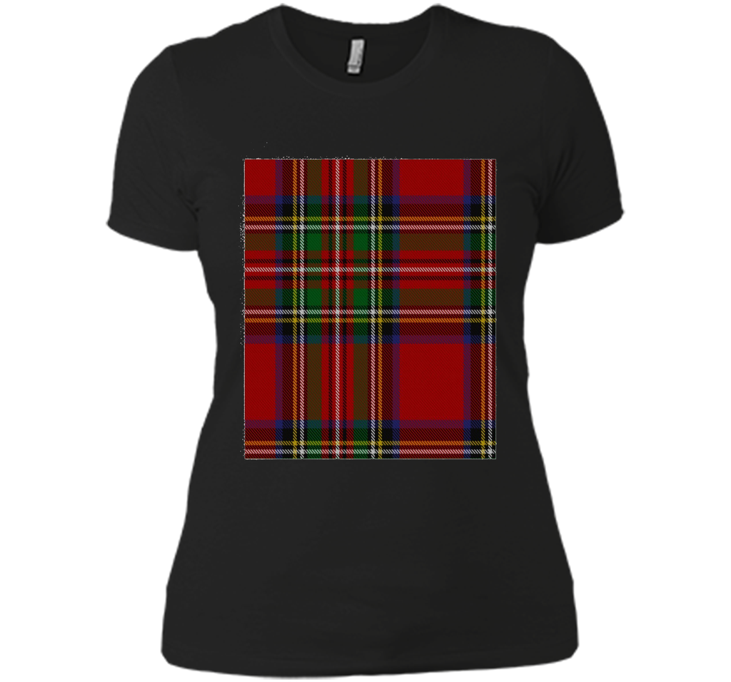 Royal Stewart Tartan T-Shirt Queen Elizabeth II Punk