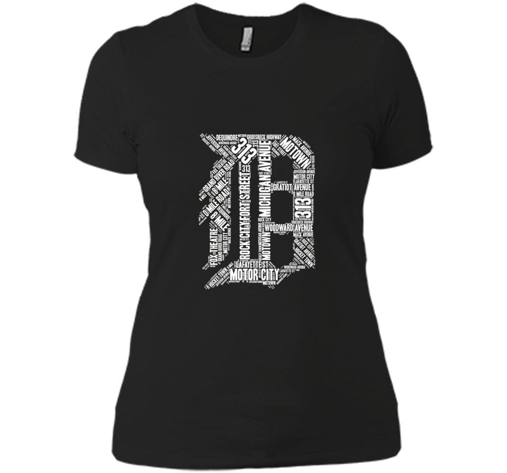 Detroit T Shirt Graphic D