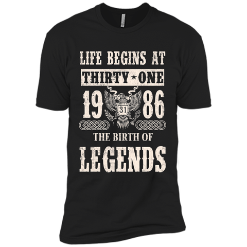 Life Begin At Thirty-One 1986 T Shirt