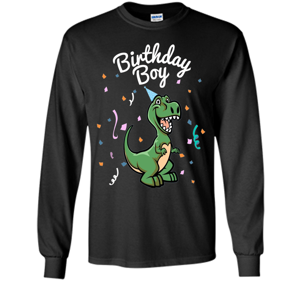 Birthday Dino T-rex T-shirt Dinosaur Boy Kids Party Tees