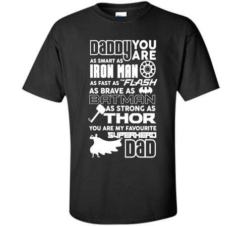 Fun-Gly : Daddy Superhero T shirt, Fathers Day Gift