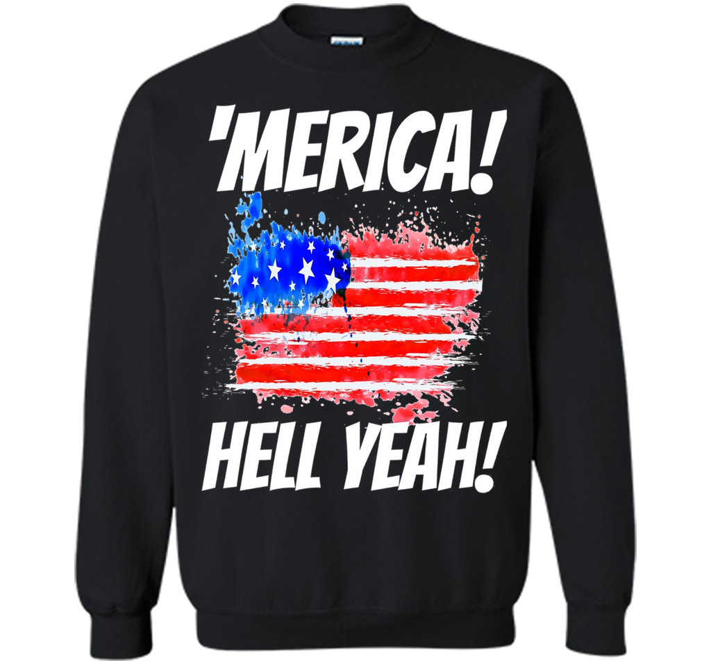 'Merica Hell Yeah TShirts! Tee For Proud Patriotic Americans