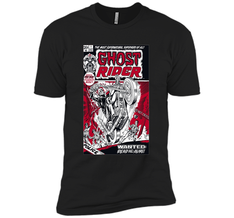 Marvel Ghost Rider Comic Book Cover Print Graphic HORROR T-Shirt shirt