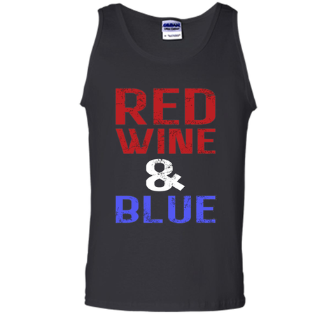 Red Wine and Blue -  Fourth of July T-shirt