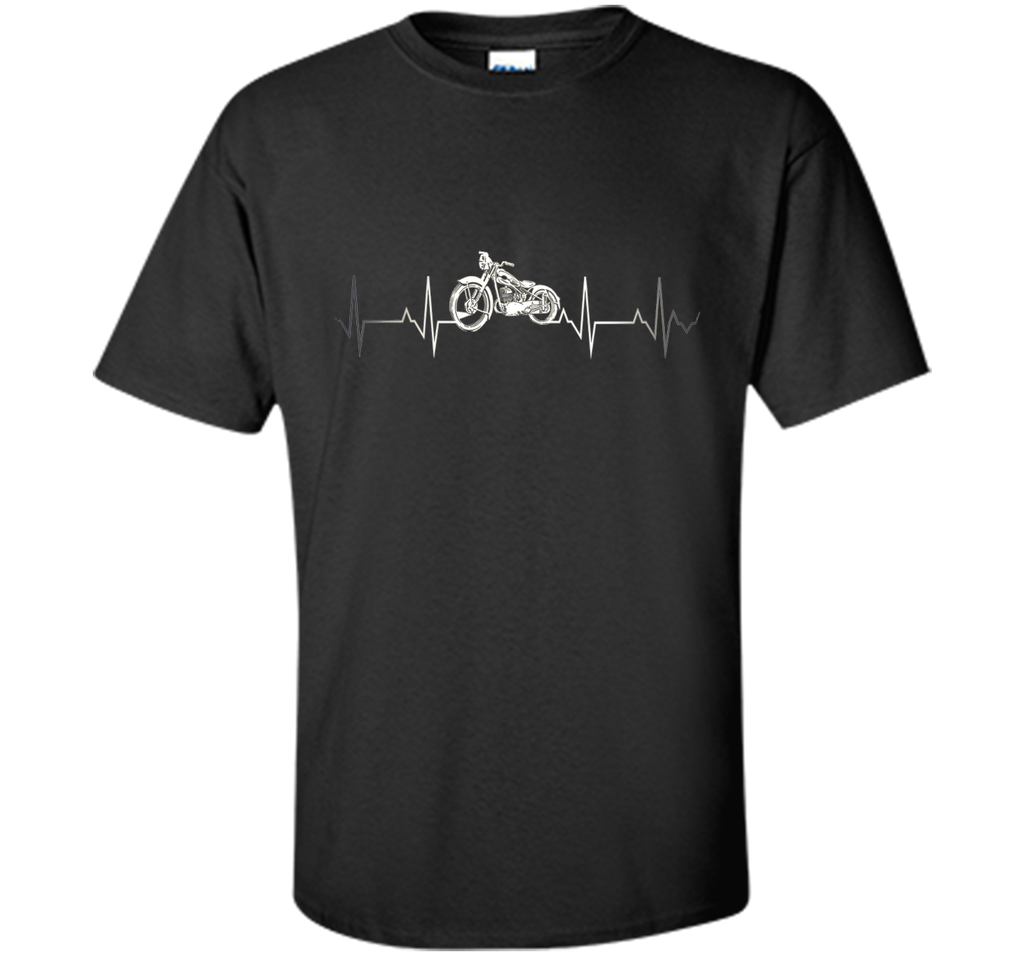 Motorcycle Heartbeat T-Shirt - I love my Motorcycle.