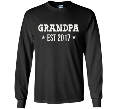 New First Time Grandpa Shirt Funny Dad Fathers Day Gift